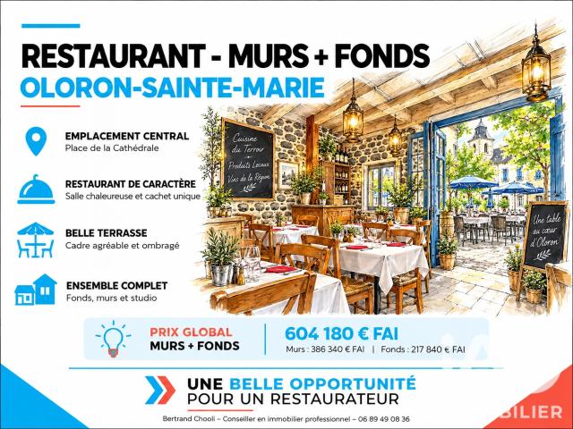 Local Commercial vente à Sainte Marie, Oloron-Sainte-Marie