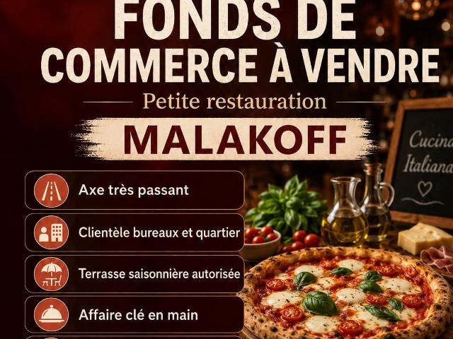Local Commercial vente à Antony, Malakoff