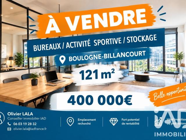 Local Commercial vente à Paris 16e Arrondissement, Boulogne-Billancourt