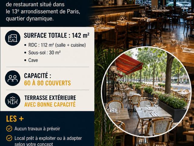Local Commercial vente à Paris, Île-de-France
