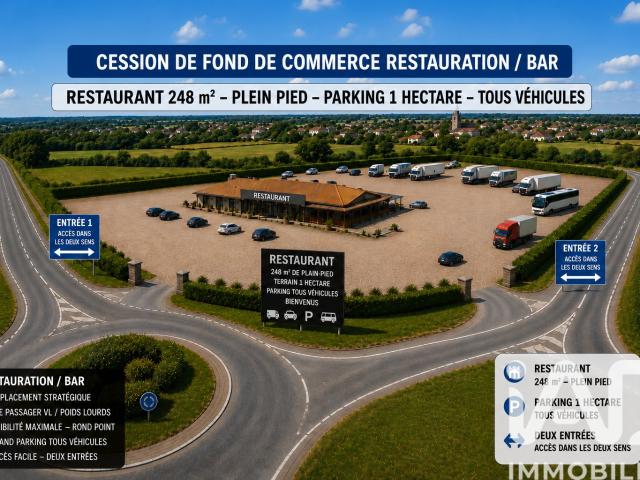 Local Commercial vente à Mayenne, Saulges