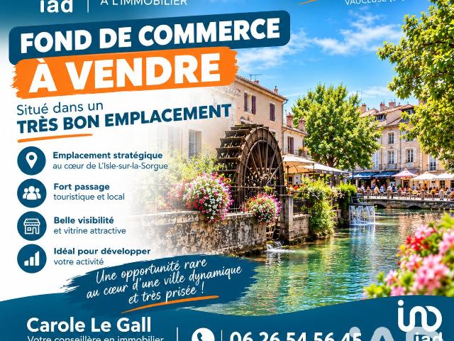 Local Commercial vente à L'Isle-sur-la-Sorgue, Vaucluse