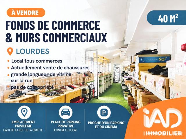 Local Commercial vente à Lourdes, Hautes-Pyrénées