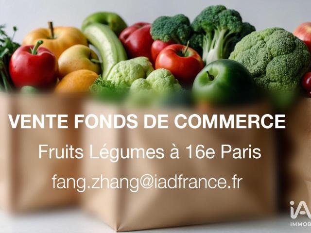 Local Commercial vente à Paris, Île-de-France