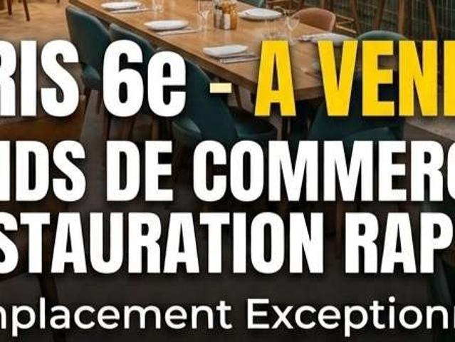 Local Commercial vente à Paris 6e Arrondissement, Paris
