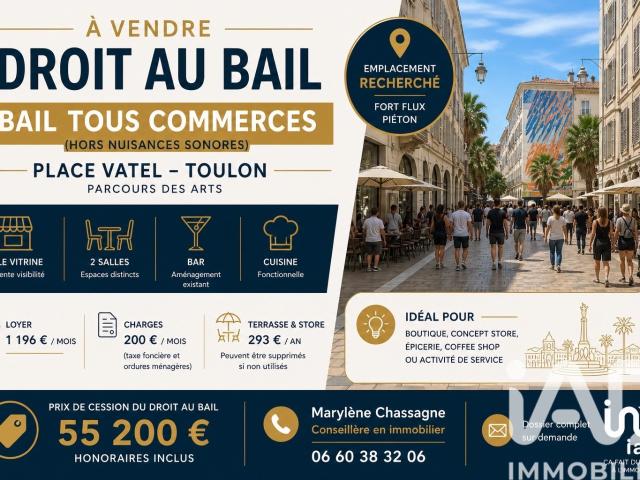 Local Commercial vente à Arrondissement de Toulon, Toulon
