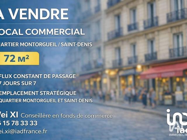 Local Commercial vente à Paris, Île-de-France