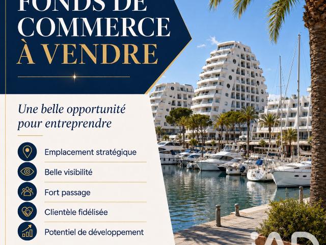 Local Commercial vente à Montpellier, La Grande-motte
