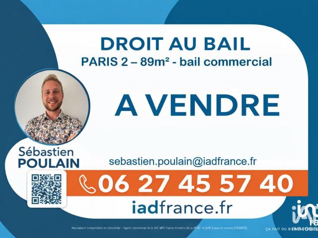 Local Commercial vente à Paris, Île-de-France
