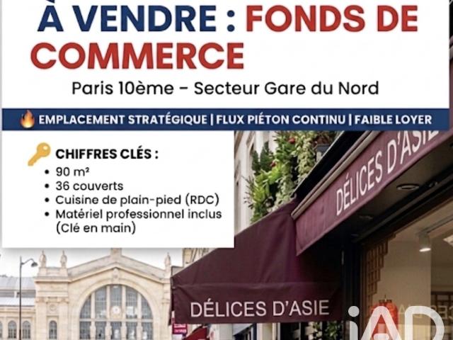 Local Commercial vente à Paris, Île-de-France