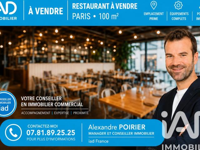Local Commercial vente à Paris, Île-de-France