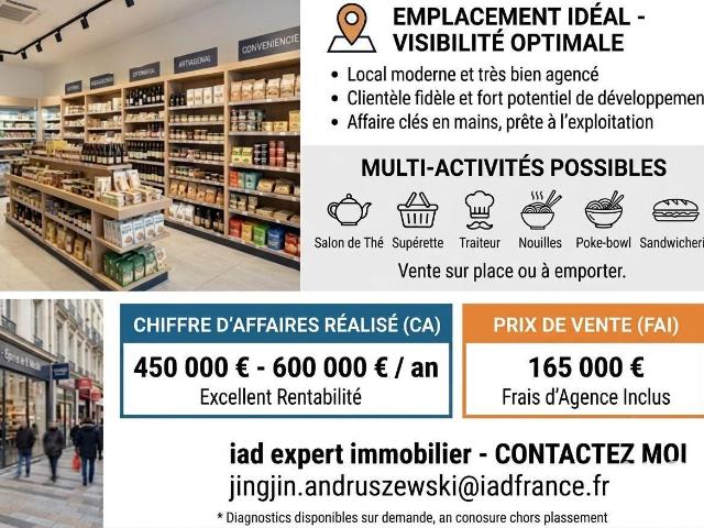 Local Commercial vente à Paris, Île-de-France