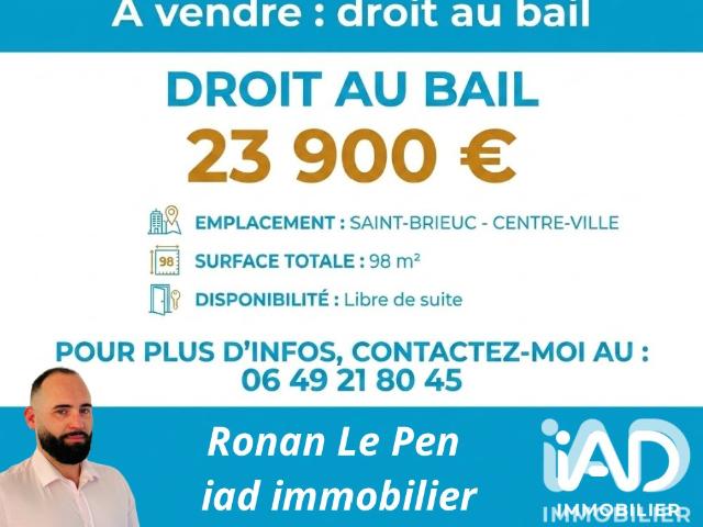 Local Commercial vente à Saint-Brieuc, Bretagne