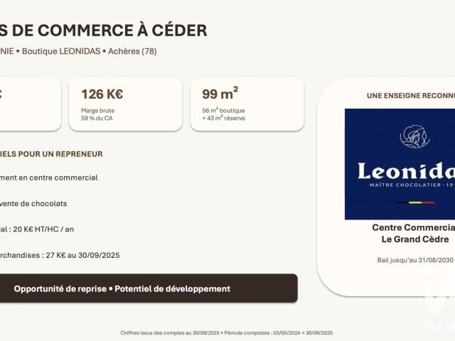 Local Commercial vente à Saint-Germain-en-Laye, Achères