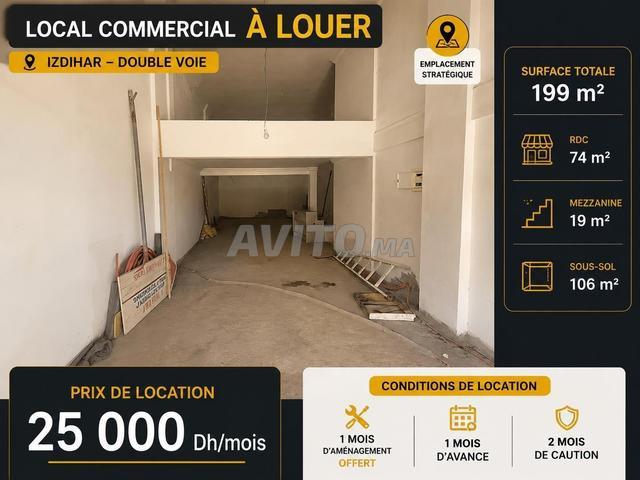 Local commercial location à L'Oriental