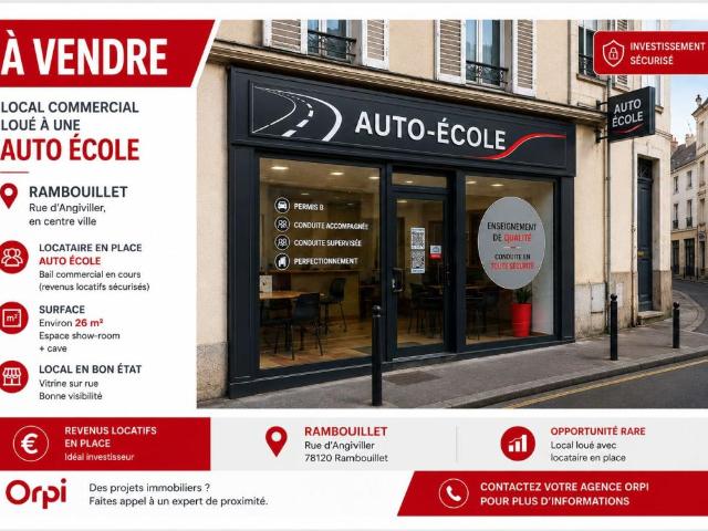 Local Commercial vente à Rambouillet