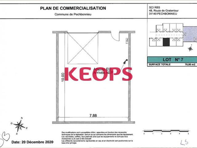 Local Commercial vente à Toulouse, Pechbonnieu