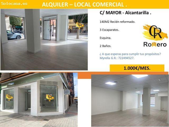 Local Comercial en alquiler en Alcantarilla, Área Metropolitana de Murcia