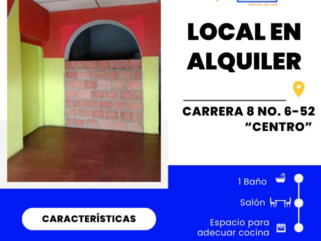 Local en arriendo en Sur, Pradera