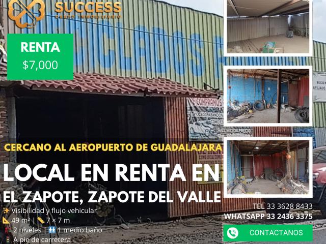 Local Comercial en renta en Tlajomulco De Zúñiga, Jalisco