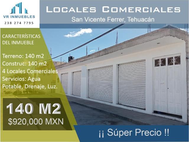 Local Comercial en venta en Tehuacán, Puebla