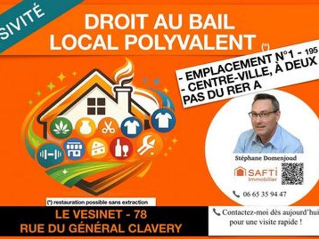 Local Commercial location à Saint-Germain-en-Laye, Le Vésinet