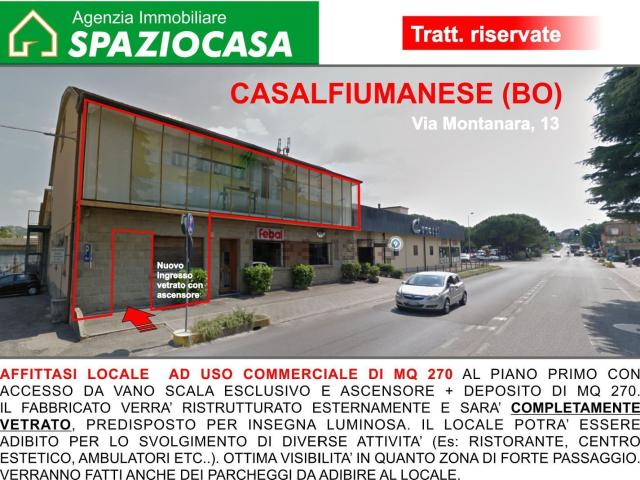 Locale Commerciale in affitto a Nuovo Circondario Imolese, Casalfiumanese