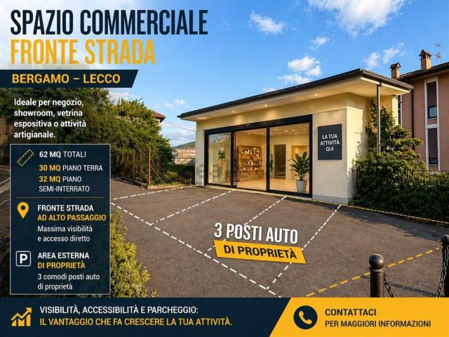 Locale Commerciale in vendita a Cisano Bergamasco, Bergamo