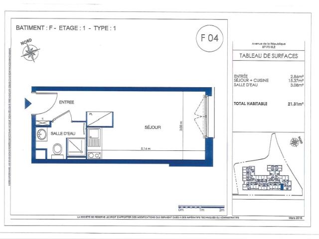 Appartement location à Isle, Thias