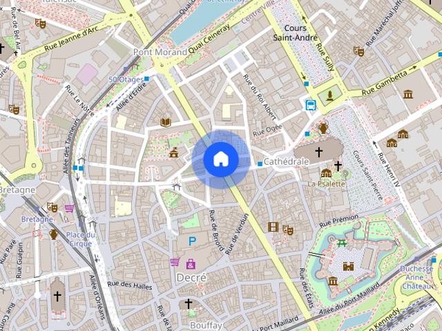 Appartement location à Nantes, Cathédrale
