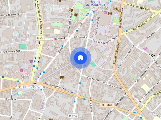 Appartement location à Bobigny, Vaux-montreuil