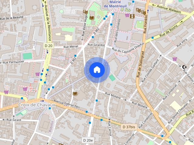 Appartement location à Bobigny, Vaux-montreuil