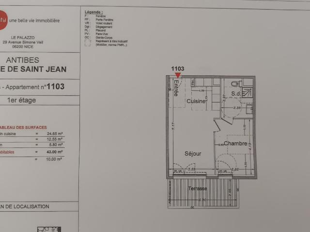 Appartement location à Grasse, Antibes