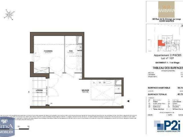 Appartement location à Nantes