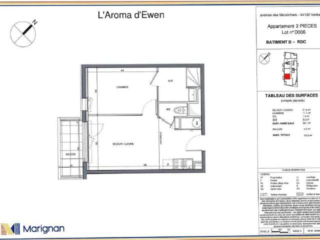 Appartement location à Nantes, Vertou