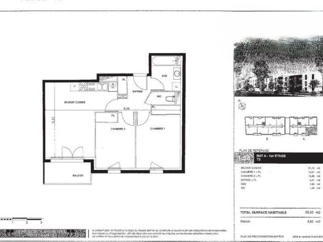 Appartement location à Cité Lafayette, Aytré