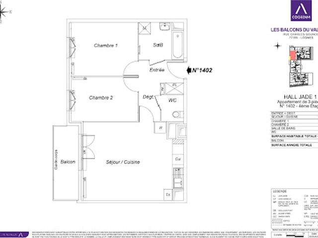 Appartement location à Torcy, Lognes