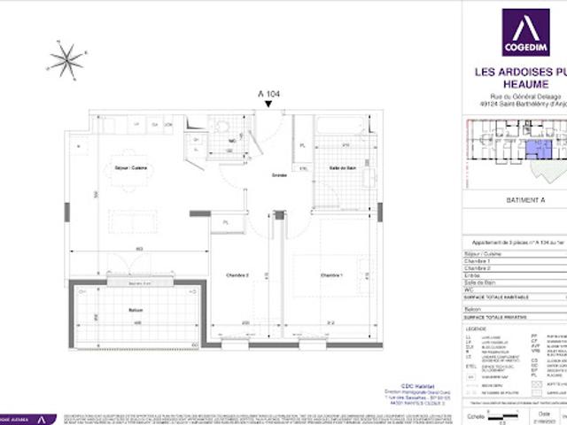 Appartement location à Angers, Saint-barthélemy-d'anjou