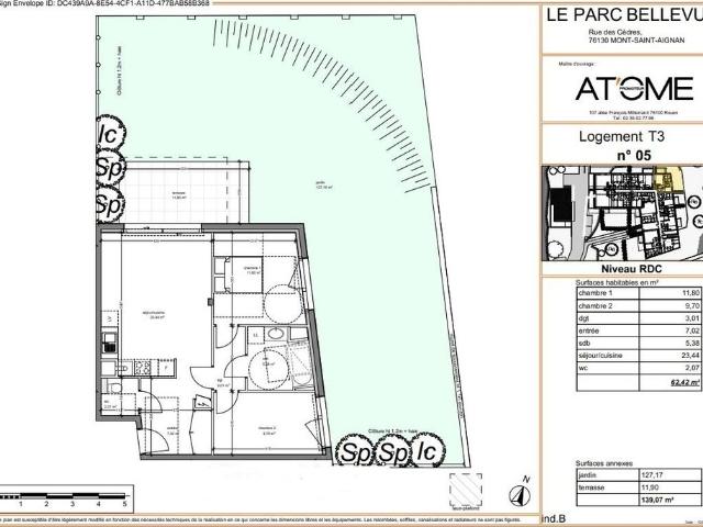Appartement location à Rouen, Mont-saint-aignan