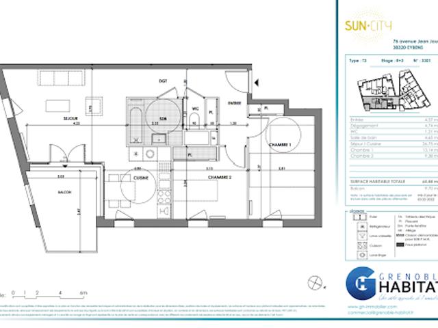Appartement location à Eybens, Isère