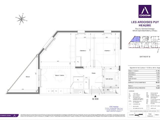 Appartement location à Angers, Saint-barthélemy-d'anjou