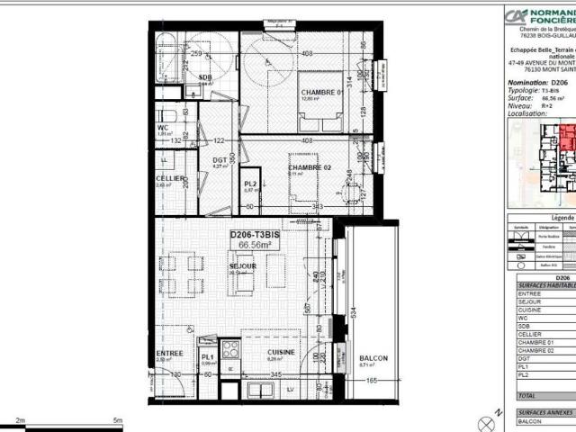 Appartement location à Rouen, Mont-saint-aignan