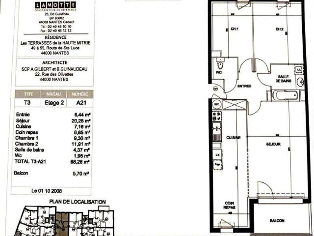 Appartement location à Nantes