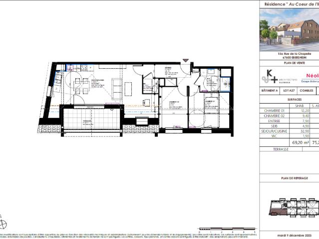 Appartement location à Sélestat-Erstein, Ebersheim