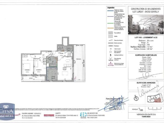 Appartement location à Gentilly, Val-de-Marne
