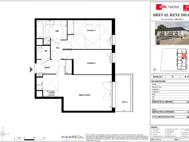 Appartement location à Mantes-la-Jolie, Bréval