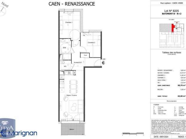 Appartement location à Caen