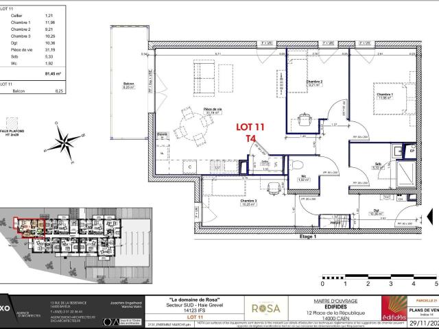 Appartement location à Caen, Ifs