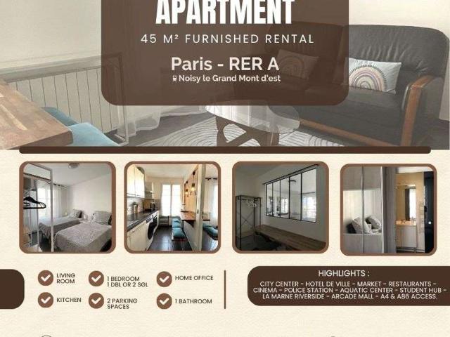 Appartement location à Le Raincy, Noisy-le-grand