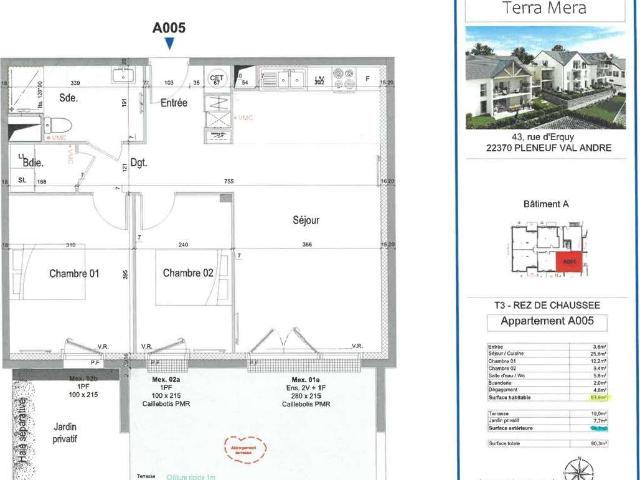 Appartement location à Pléneuf, Pléneuf-Val-André